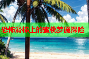 恐怖滑梯上的蜜桃梦魇探险