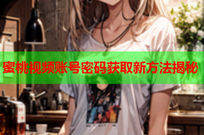 蜜桃视频账号密码获取新方法揭秘